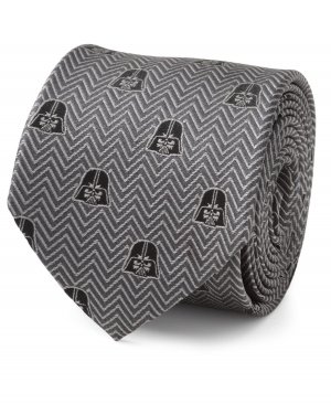 Мужской галстук с узором «елочка» в виде Дарта Вейдера Star Wars