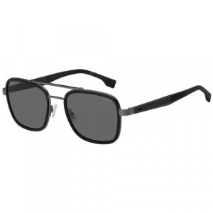 Солнцезащитные очки, серый BOSS. Цвет: серый