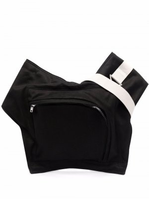 Multi-pocket crossbody bag Rick Owens DRKSHDW. Цвет: черный