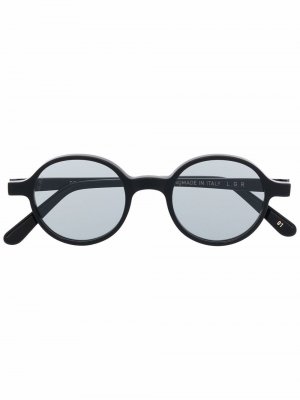Солнцезащитные очки в круглой оправе L.G.R. Цвет: черный