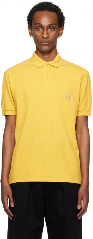 Желтая футболка-поло «Афко» Isabel Marant