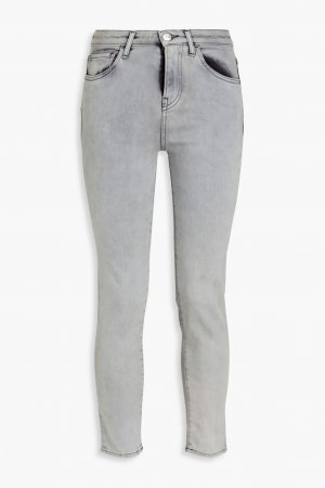 Укороченные джинсы скинни W2 со средней посадкой, серый 3x1
