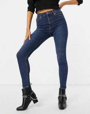 Эластичные джинсы скинни цвета индиго Jamie-Фиолетовый цвет Topshop
