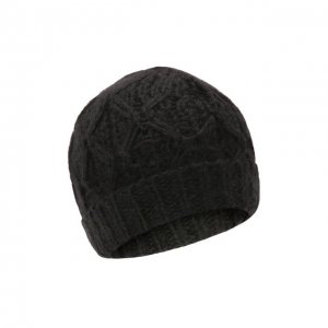 Шерстяная шапка Saint Laurent. Цвет: чёрный