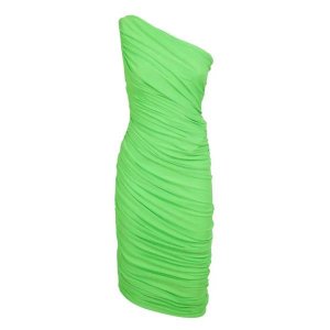 Платье one shoulder neon dress , зеленый Norma Kamali