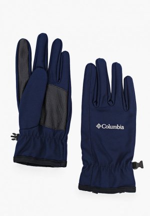 Перчатки Columbia touchscreen, Ascender™ Softshell Glove. Цвет: синий