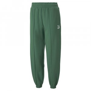 Женские брюки Classics Sweatpants PUMA. Цвет: зеленый