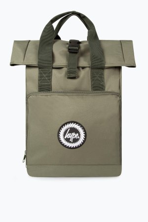 Рюкзак с двумя ручками и складной крышкой, зеленый Hype