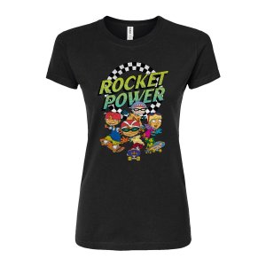 Облегающая футболка Rocket Power Skating для юниоров , черный Nickelodeon