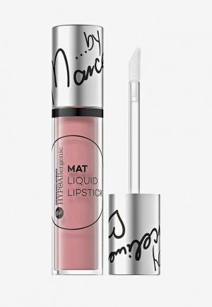 Помада Bell Матовая Жидкая Гипоаллергенная Mat Liquid Lipstick Тон 101. Цвет: розовый