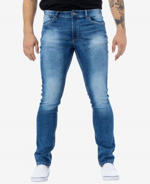 Мужские джинсы скинни стрейч с 5 карманами X-Ray