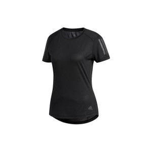 Own Run Climalite Running Short Sleeve T-Shirt Women Tops Black DQ2630 Adidas