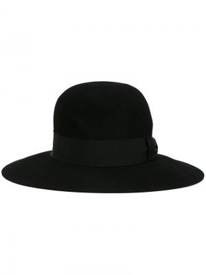 Шляпа-федора Super Duper Hats. Цвет: чёрный