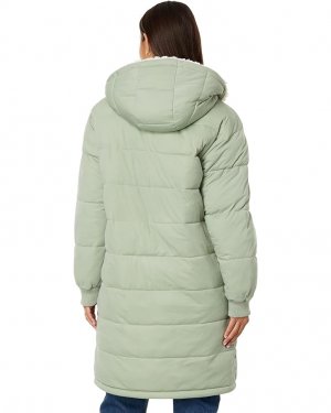 Пальто Sherpa Lined Maxi Puffer Coat, цвет Aventurine Avec Les Filles