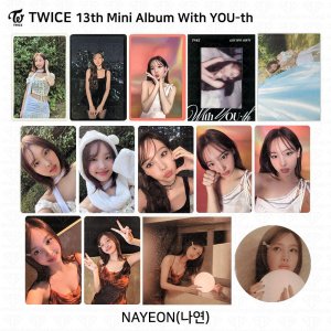 TWICE 13-й мини-альбом с молодежной фотокарточкой YOU-th, плакатом, пленкой, стикером Nayeon KPOP K-POP