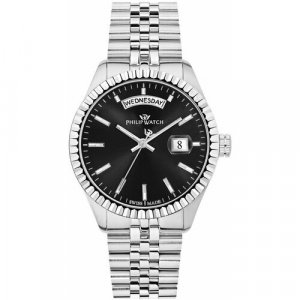 Наручные часы PHILIP WATCH R8253597067, серебряный, черный. Цвет: серебристый/черный