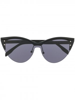 Солнцезащитные очки Choupette Ikon в оправе кошачий глаз Karl Lagerfeld. Цвет: черный