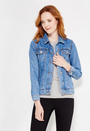 Куртка джинсовая Miss Selfridge. Цвет: голубой