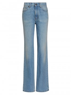 Расклешенные джинсы Carlton с высокой посадкой , синий The Row