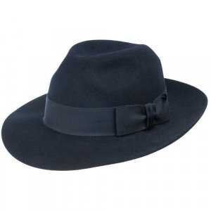 Шляпа, размер 57, синий Christys. Цвет: синий/темно-синий