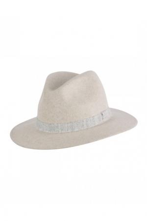 Шляпа-федора из шерсти Dory Bonpoint. Цвет: бежевый