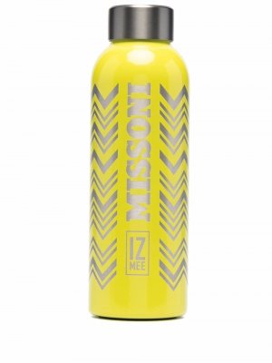 Бутылка для воды с логотипом Missoni. Цвет: желтый