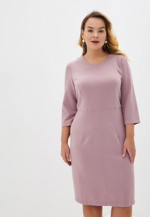 Платье Lady Sharm Classic. Цвет: розовый