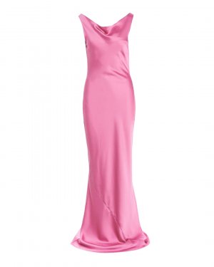 Платье в пол NORMA KAMALI. Цвет: розовый