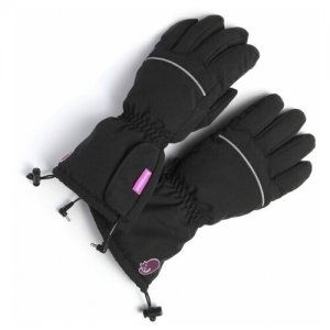 Перчатки , светоотражающие элементы, с утеплением, размер S, черный Pekatherm. Цвет: черный
