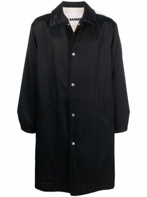 Пальто с принтом Jil Sander. Цвет: черный