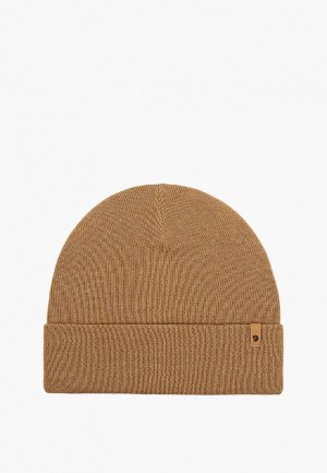 Шапка Fjallraven Classic Knit Hat. Цвет: коричневый