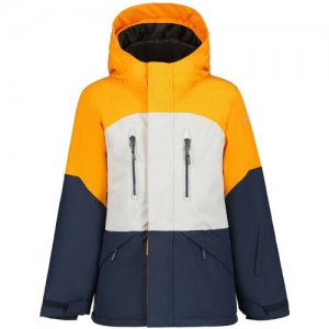 Куртка горнолыжная детская Icepeak Lucka Jr Dark Orange (Рост:164). Цвет: оранжевый/синий
