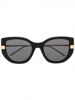 Солнцезащитные очки Crystal Rock Boucheron Eyewear. Цвет: черный