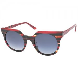 Солнцезащитные очки , красный Enni Marco. Цвет: бордовый