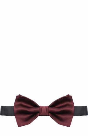 Шелковый галстук-бабочка Kiton. Цвет: красный