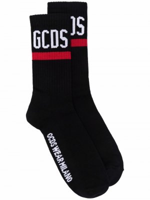 Носки с вышитым логотипом Gcds. Цвет: черный