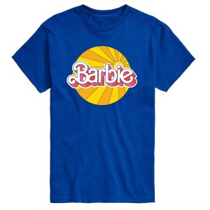 Футболка с логотипом Big & Tall Sunburst , синий Barbie