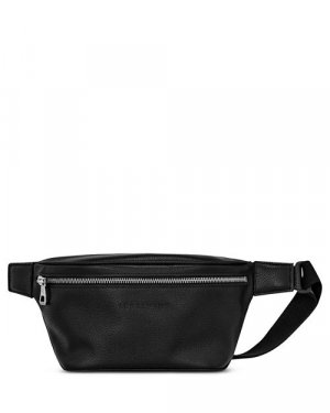 Ле Фулон&;eacute; Кожаная поясная сумка , цвет Black Longchamp