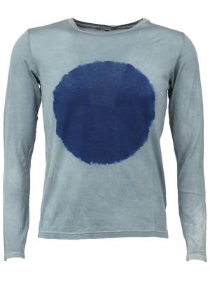 Tie-dye circle sweatshirt Suzusan. Цвет: синий
