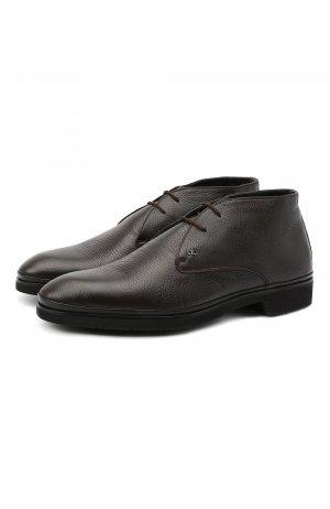 Кожаные ботинки Aldo Brue. Цвет: коричневый