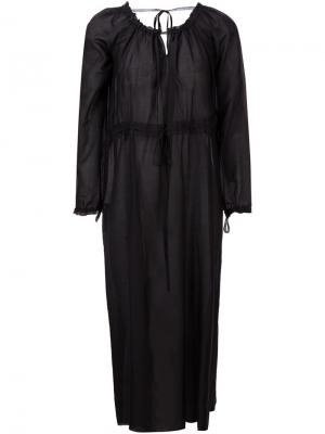 Прозрачное платье Astraet. Цвет: чёрный