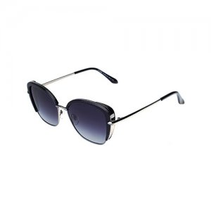 ET3338 солнцезащитные очки (никель/черный, 10-P55-C32) Noryalli. Цвет: черный
