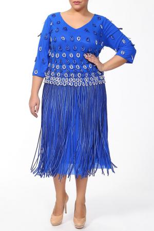 Платье Lia Mara. Цвет: синий