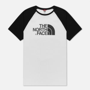 Мужская футболка SS Raglan Easy The North Face. Цвет: белый