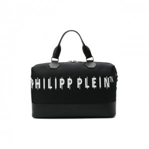 Комбинированная дорожная сумка Philipp Plein. Цвет: чёрный