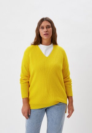 Пуловер Marina Rinaldi Sport ALBATROS. Цвет: желтый