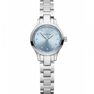 Наручные часы 241916, серебряный, голубой VICTORINOX. Цвет: серебристый/голубой