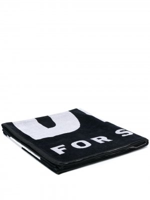 Пляжное полотенце с логотипом Diesel. Цвет: черный