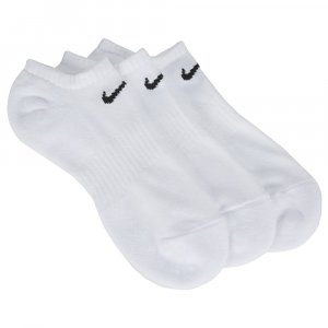 Набор из 3 средних носков-невидимок на каждый день, белый Nike
