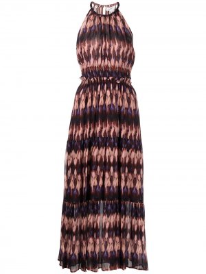 Шелковое платье Elara без рукавов A.L.C.. Цвет: разноцветный